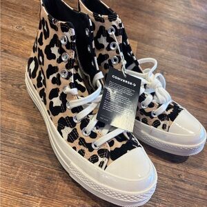 Converse Women's Leopard Print High-Top Sneakers - Chuck 70